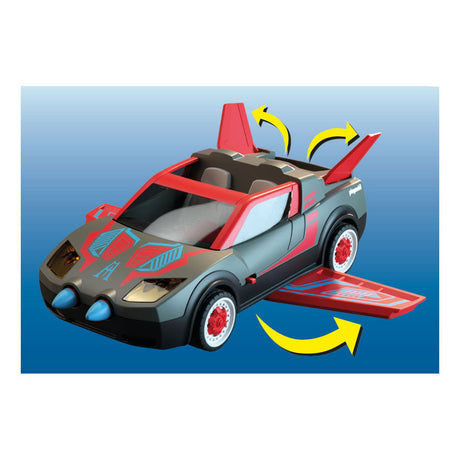 Playmobil | Helden | multifunktionales Heldenfahrzeug | Spielzeug ab 4 Jahren | Geschenk für Kinder | vielseitiges Actionfahrzeug | mit Schießfunktion Spielfigur | 71832