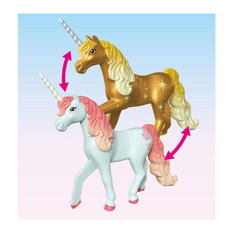 Playmobil | magische Einhörner | Sammlerstück Einhorn Rose mit Fee | fantasievolles Spielset für Einhorn-Fans | austauschbare Accessoires mit zauberhaften Details | perfektes Geschenk für Kinder ab 4 Jahren | 71841