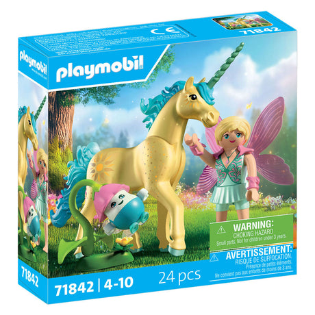 Playmobil 71842 Sammel-Einhorn Sonnenscheinblüte mit Fee | 2 Stk