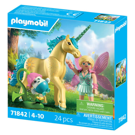 Playmobil 71842 Sammel-Einhorn Sonnenscheinblüte mit Fee | 2 Stk