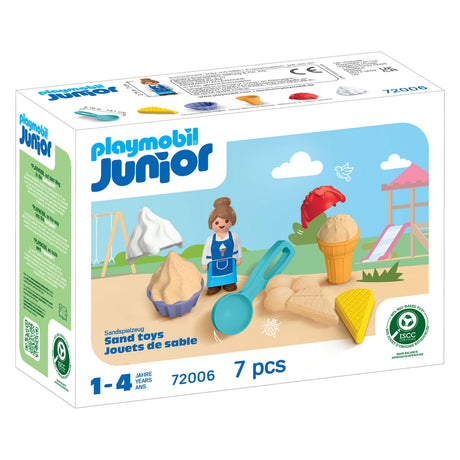 Playmobil junior zand-ijswinkel - 72006