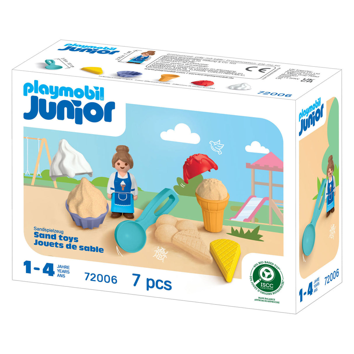 Playmobil junior zand-ijswinkel - 72006