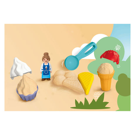 Playmobil junior zand-ijswinkel - 72006