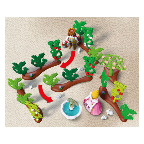 Playmobil | Prinzessin | königliches Labyrinth | Prinz und Prinzessin mit verstellbarem Labyrinth | regt die Kreativität an | Prinzessinnenspielzeug für Kinder ab 4 Jahren | 72053
