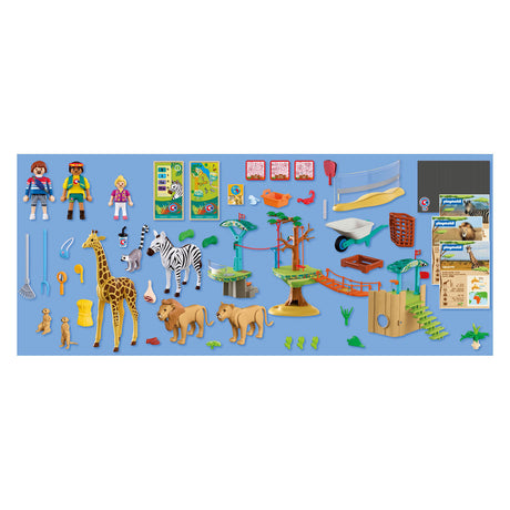 Playmobil animals friends dierentuin wildernis klimpark - 72070