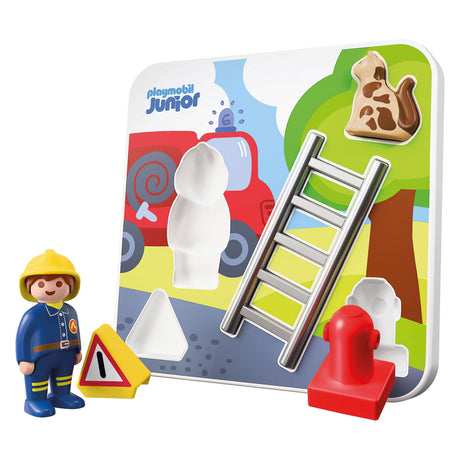 Playmobil junior brandweerpuzzel - 72088
