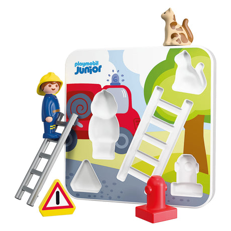 Playmobil junior brandweerpuzzel - 72088