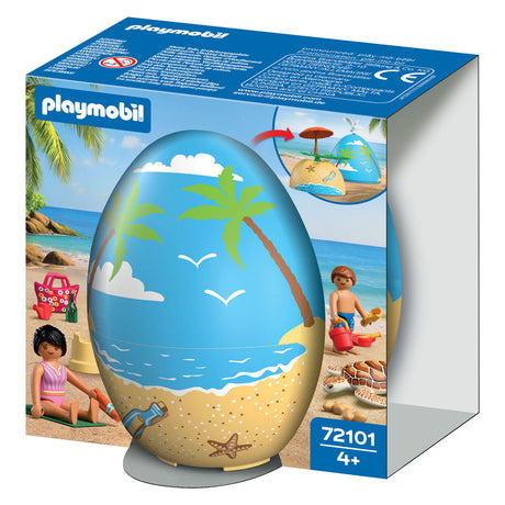 Playmobil speel-ei strandvakantie - 72101