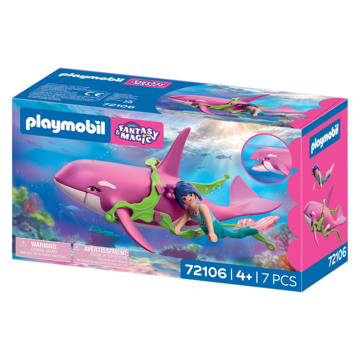 Playmobil fantasy magic orka met zeemeermin - 72106