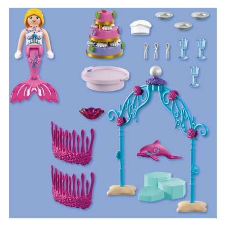 Playmobil fantasy magic onderwater bruiloftbuffet - 72108