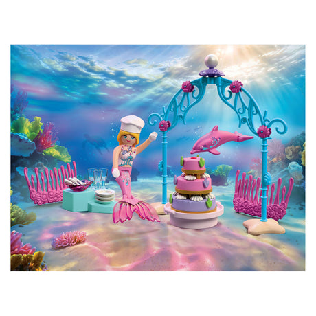 Playmobil fantasy magic onderwater bruiloftbuffet - 72108.