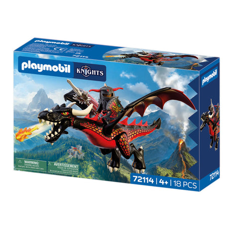 Playmobil knights zwarte draak - 72114