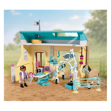 Playmobil horses dierenartsenpraktijk speelset met accessoires - 72128.