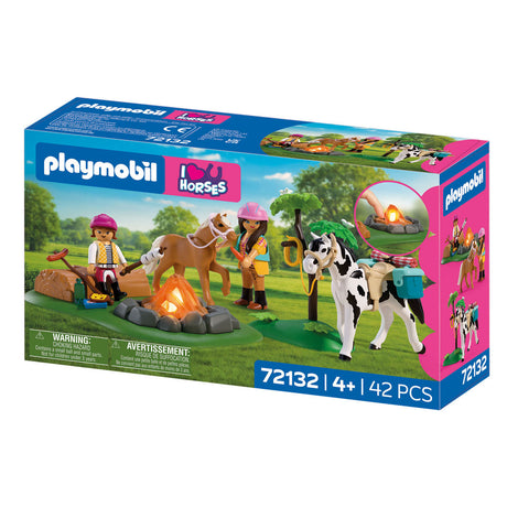 Playmobil horses paardijrocht met kampvuur - 72132
