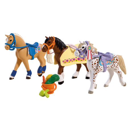 Playmobil horses drie verzamelpaarden - 72133