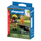 Playmobil specials brandweerman met brandhaard - 72149