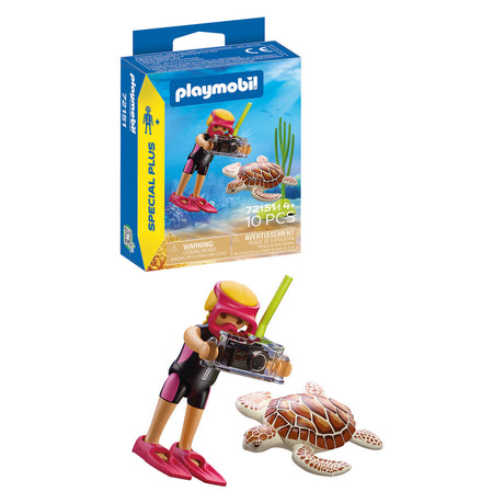 Playmobil specials duiker met schildpad - 72151