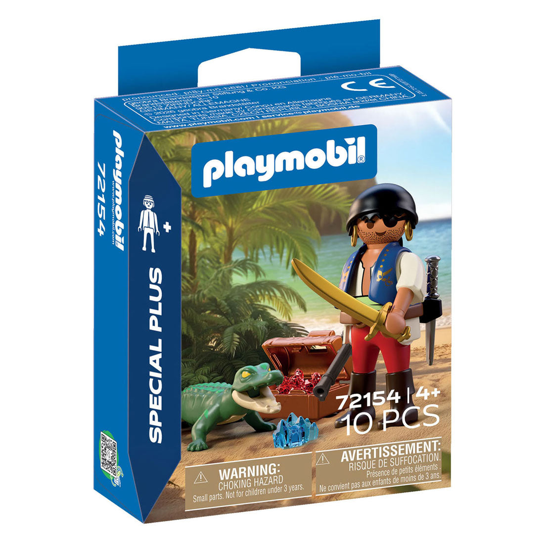 Playmobil specials piraat vs. kaaiman - 72154