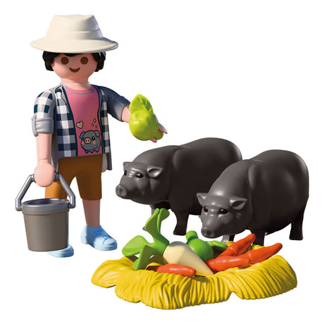 Playmobil country boer met hangbuikzwijn - 72171