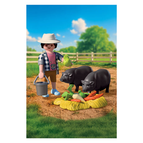 Playmobil country boer met hangbuikzwijn - 72171