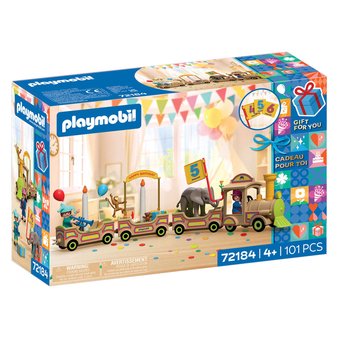 Playmobil verjaardagstrein - 72184