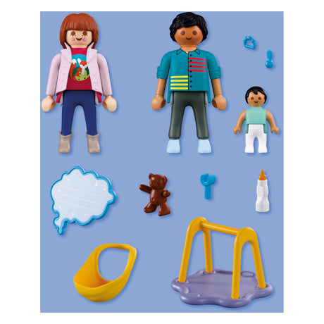 Playmobil geboorte speelset - baby familie cadeau set.
