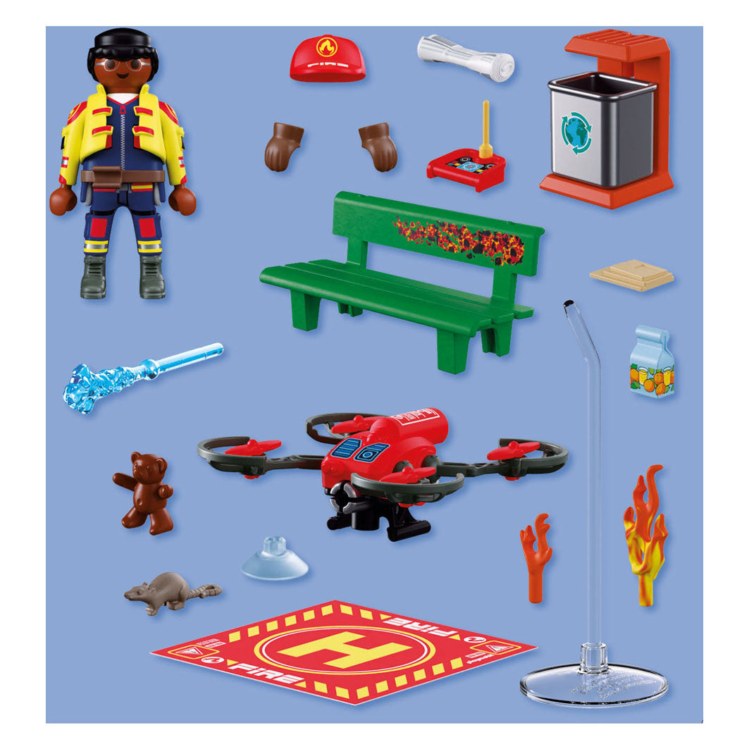 Playmobil city action brandweer blusdrone - 72197