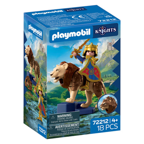 Playmobil knights leeuw met gouden ridder - 72212