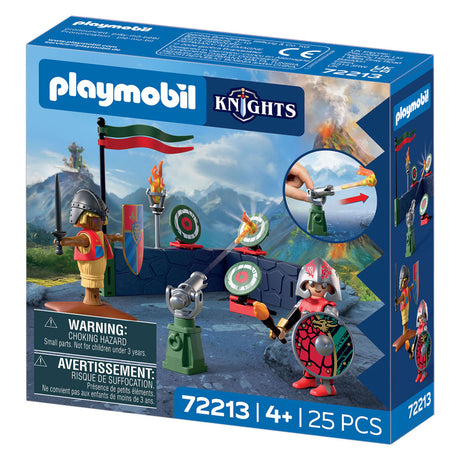 Playmobil knights drakenridder speelset gevechtstraining - ridder speelgoed.