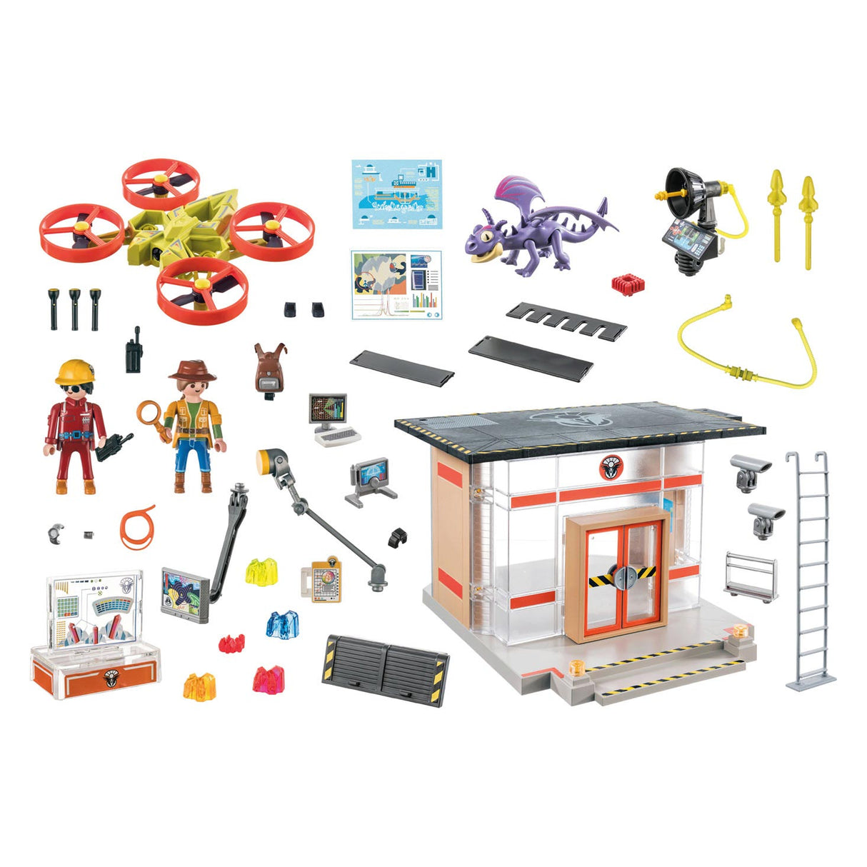 Playmobil-Drachen: Das Icaris-Labor der neun Reiche – 71084