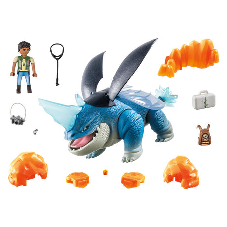 Playmobil Dragons: The Nine Realms Plowhorn d'Angelo – 71082
