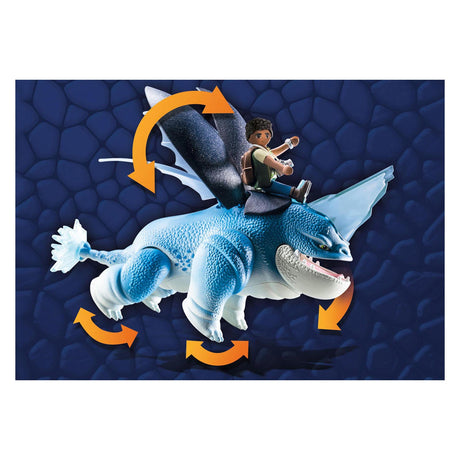 Playmobil Dragons: The Nine Realms Plowhorn d'Angelo – 71082