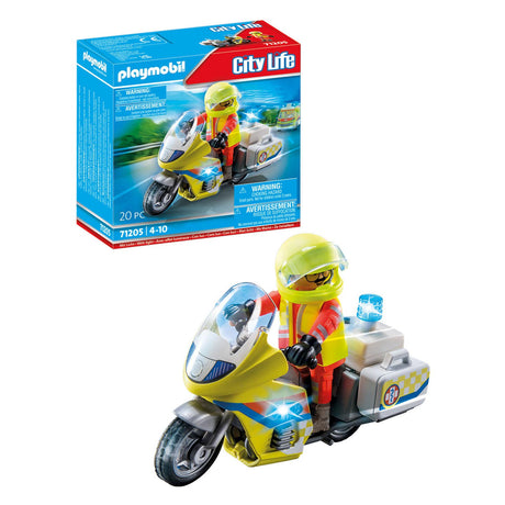 Playmobil 71205 Notfallmotorrad mit Blinklicht