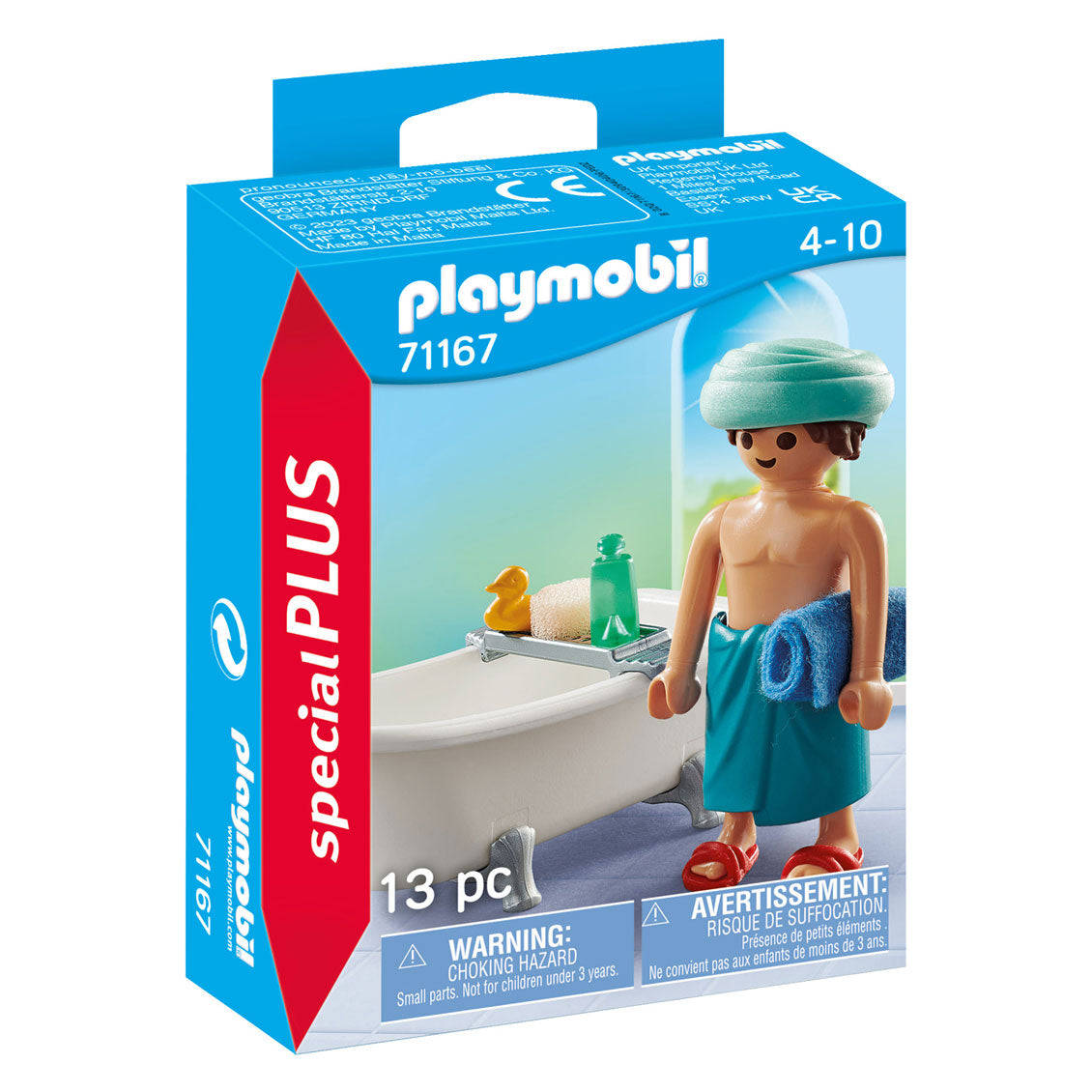 Playmobil -Specials Mann in Badkuip - 71167