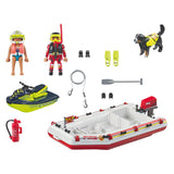 Playmobil Actionhelden Feuerwehrboot mit Wasserscooter – 71464