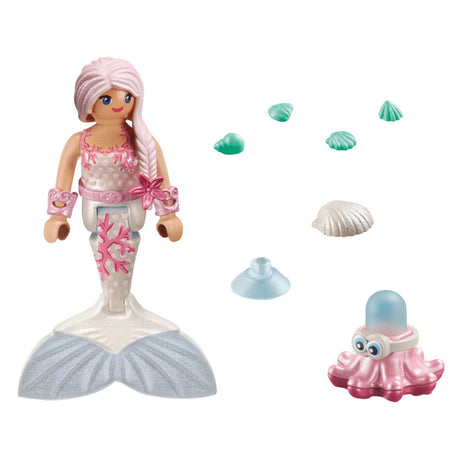Playmobil 71477 Special Plus Meerjungfrau mit spritzendem Oktopus | 2 Stk