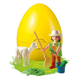 Playmobil Animal Caretaker mit Alpaka in Ei - 4944