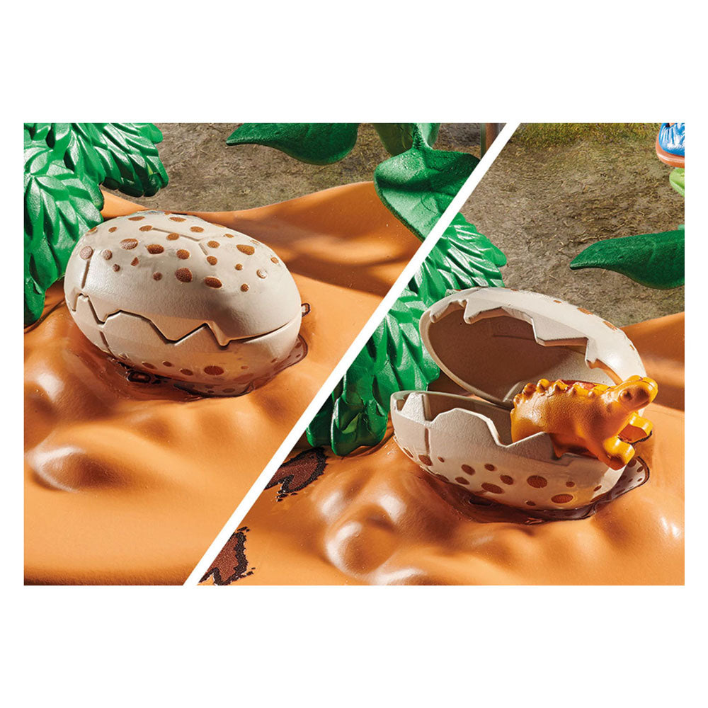 Playmobil Dinos Stegosaurusnest mit Eierdieb 71526