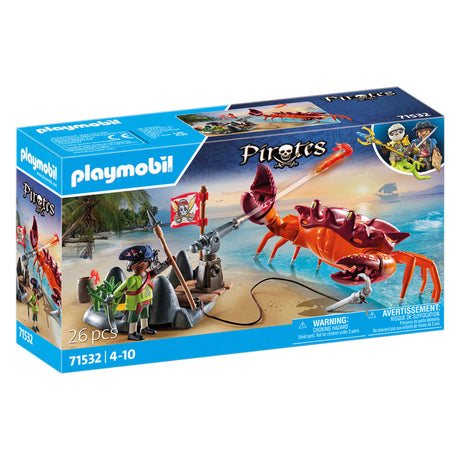Playmobil-Piraten kämpfen gegen die Riesenkrabbe – 71532