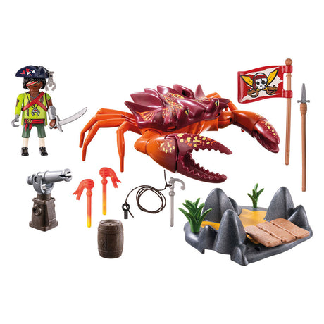 Playmobil-Piraten kämpfen gegen die Riesenkrabbe – 71532