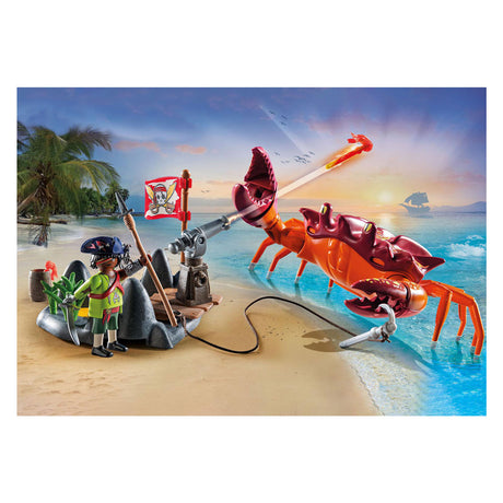 Playmobil-Piraten kämpfen gegen die Riesenkrabbe – 71532