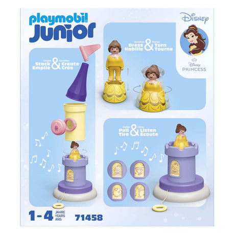 Playmobil Junior Disney Belles Spielturm mit Melodie – 71458