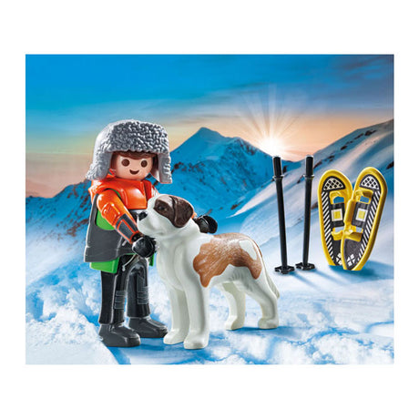 Playmobil my life wandelaar met sint bernard - 71741