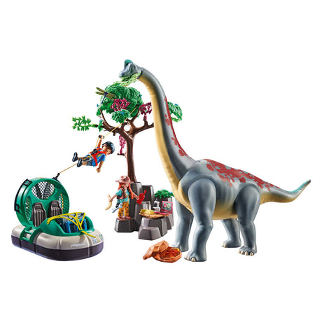 Playmobil Dinos Brachiosaurus mit Hovercraft 71819