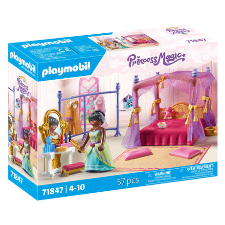 Playmobil Prinzessinnen-Zauberschlafzimmer mit Ankleidezimmer – 71847