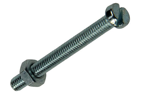 Mack 1018093 - metaalschroef cyl. kop + moer verz. 34 st m4 x 40 mm | 5 stuks