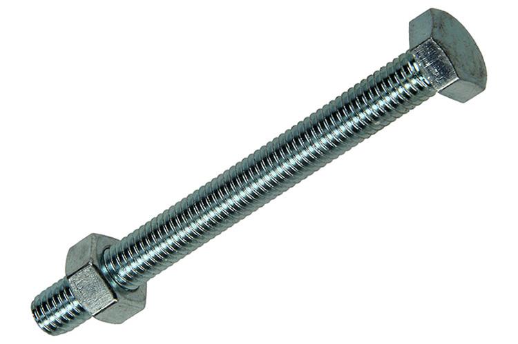 Mack 1020223 - tapbout + moer verzinkt 12 st m8 x 80 mm | 5 stuks