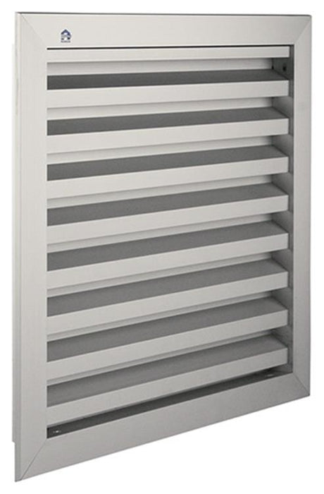 Renson 1006226 - muurrooster inbouw 411 alu f1 300x300mm | 1 stuks