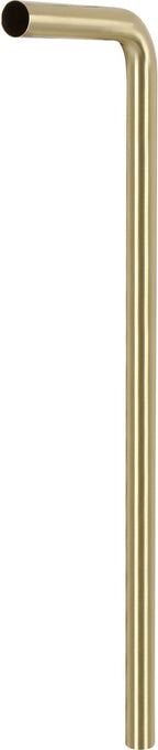 Differnz Bodenrohr mattgold - langlebiger Edelstahl - 32 mm - 750 x 220 mm