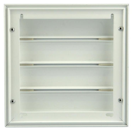 Renson 1006251 - dampkaprooster opbouw 433 alu ral 9010 173x173mm | 2 stuks